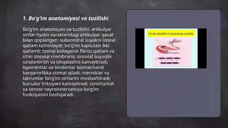 Boʻgʻimlarning biomexanikasi 3