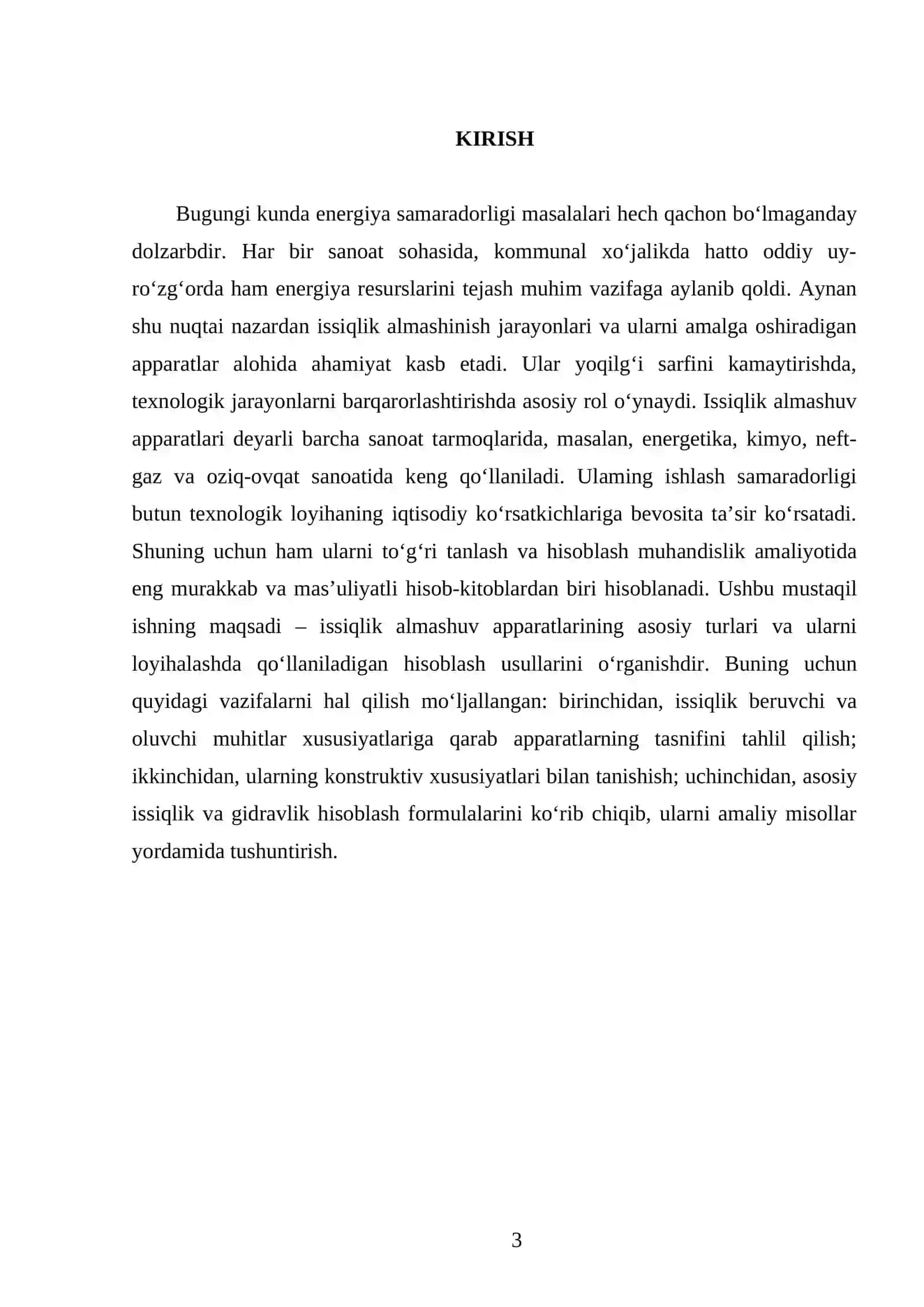 Issiqlik almashuv apparatlari va ularning hisobi 3