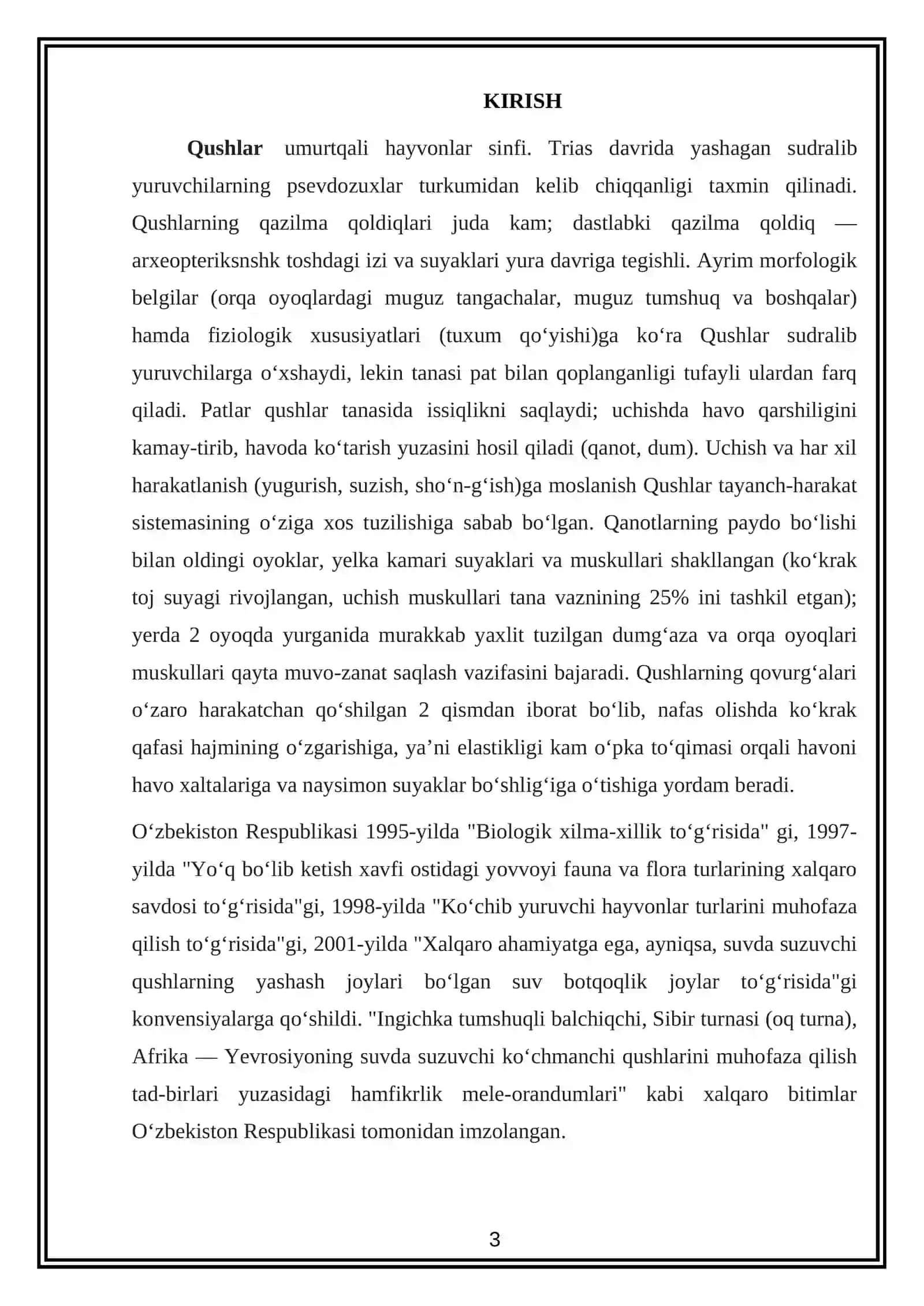QUSHLARNING KO’PAYISHI VA RIVOJLANISH XUSUSIYATLARI 3