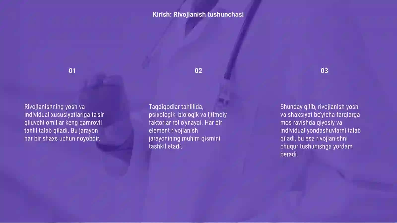 Rivojlanishning yoshga va individual xususiyatlariga oid taqdiqodlar tahlili 3