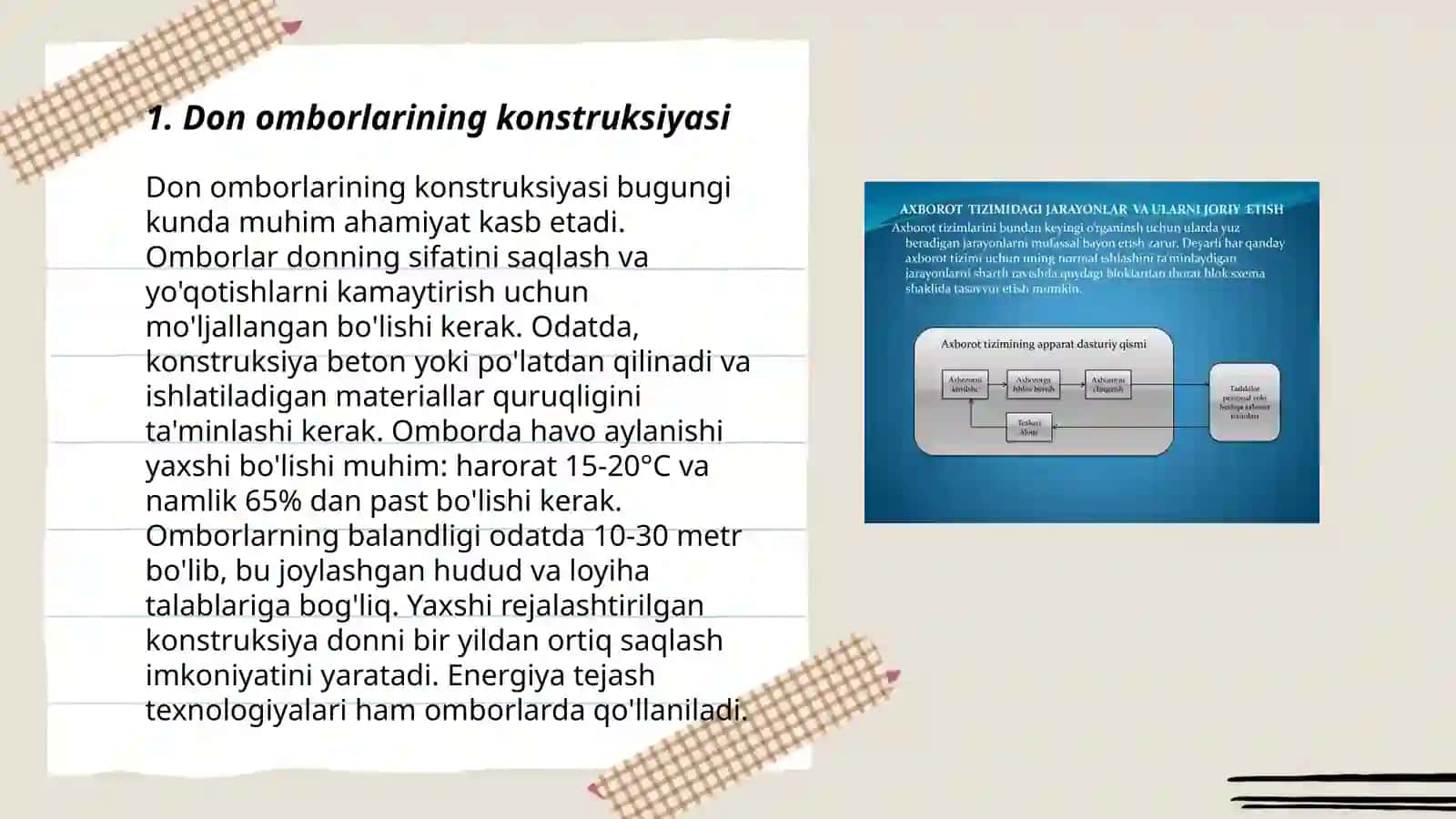 Don omborining texnologik xususiyatlari 3