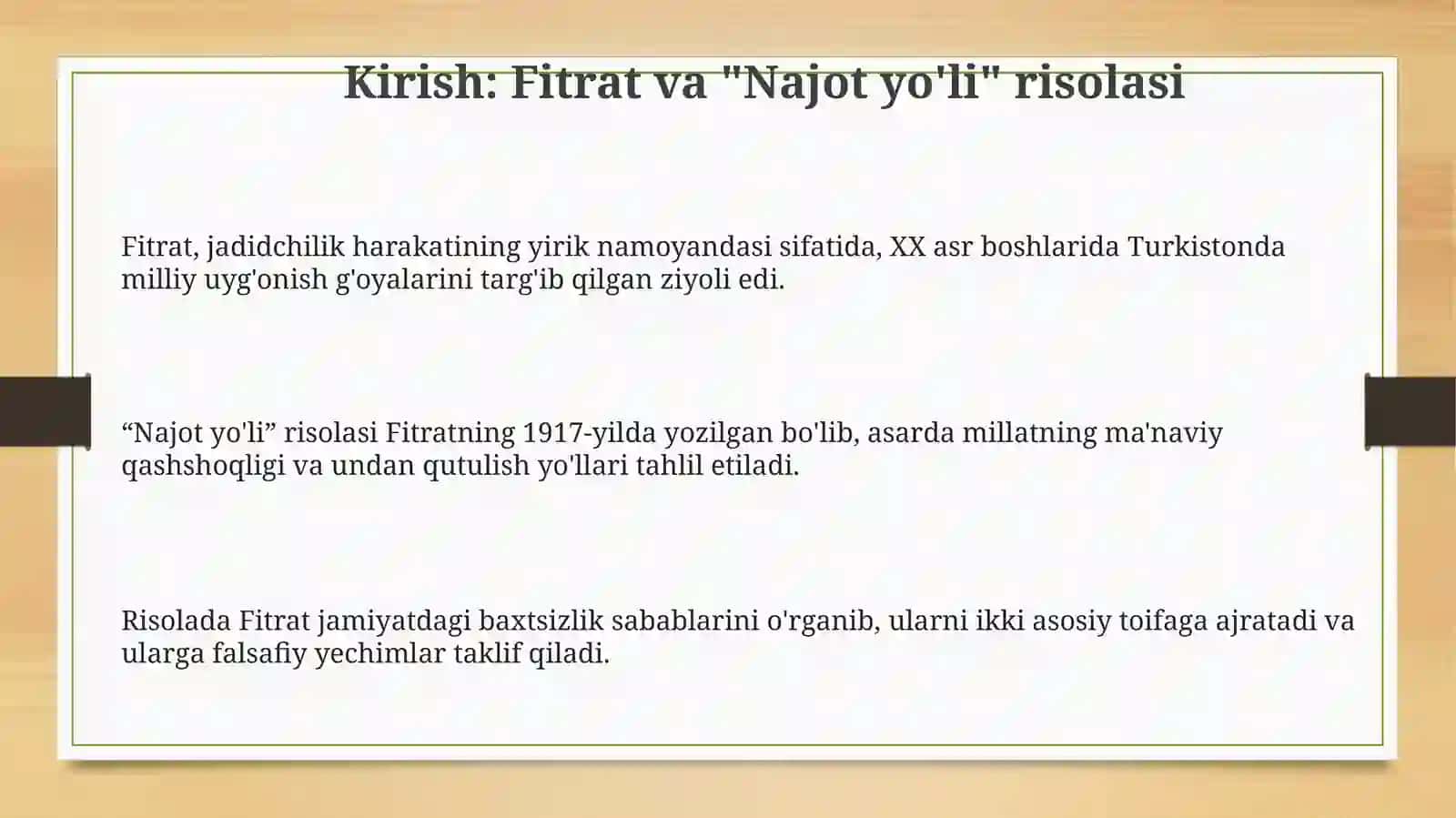 A.Fitratning Rahbari najot risolasidagi Baxtsiz odamlarning ikki toifasi 3