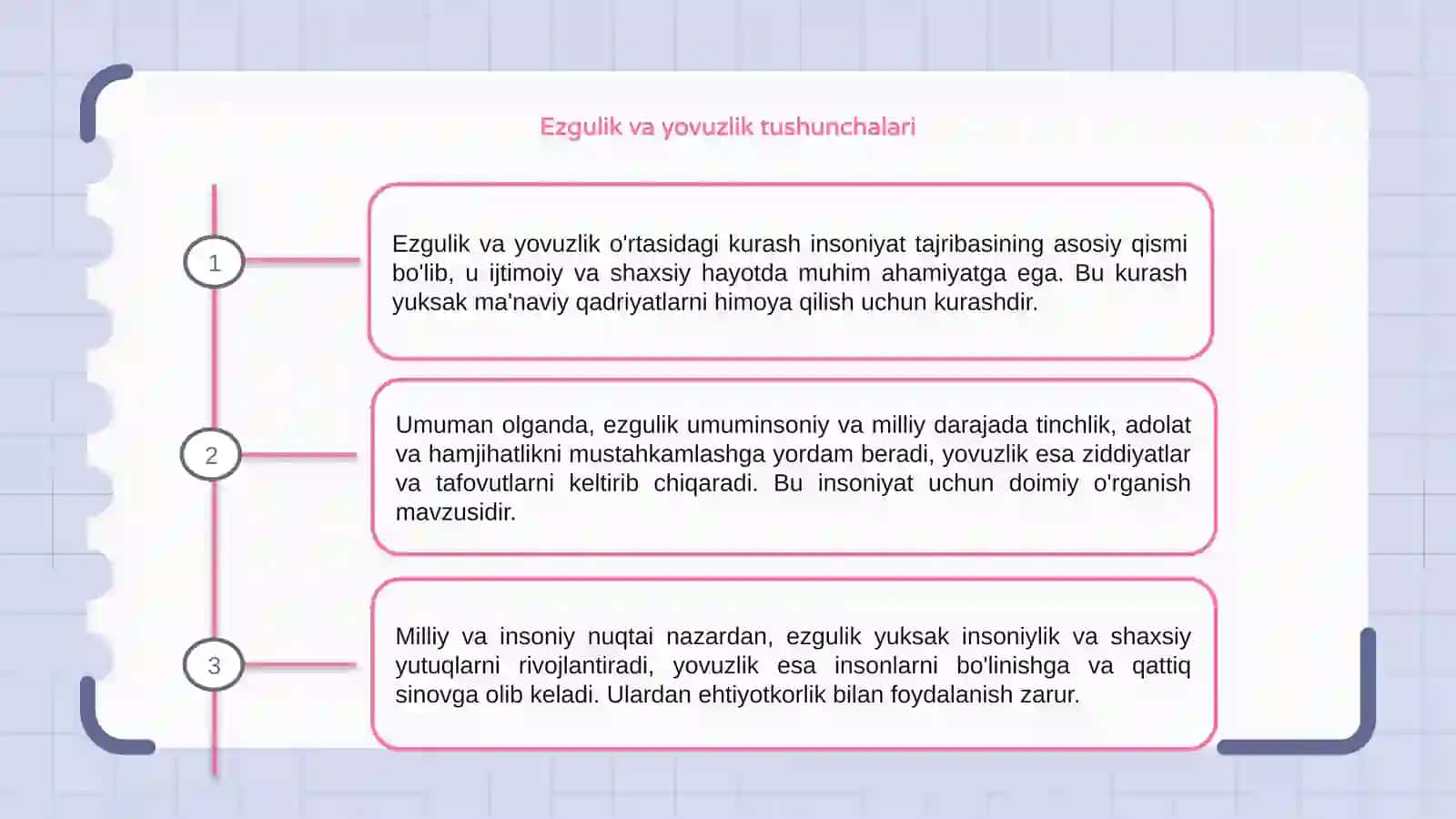 Ezgulik va yovuzlik oʻrtasidagi kurashning umuminsoniy va milliy ko'rinishlari 3