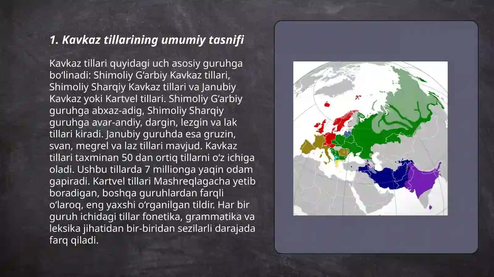 Kavkaz tillari oilasi. Oltoy tillar oilasi 3