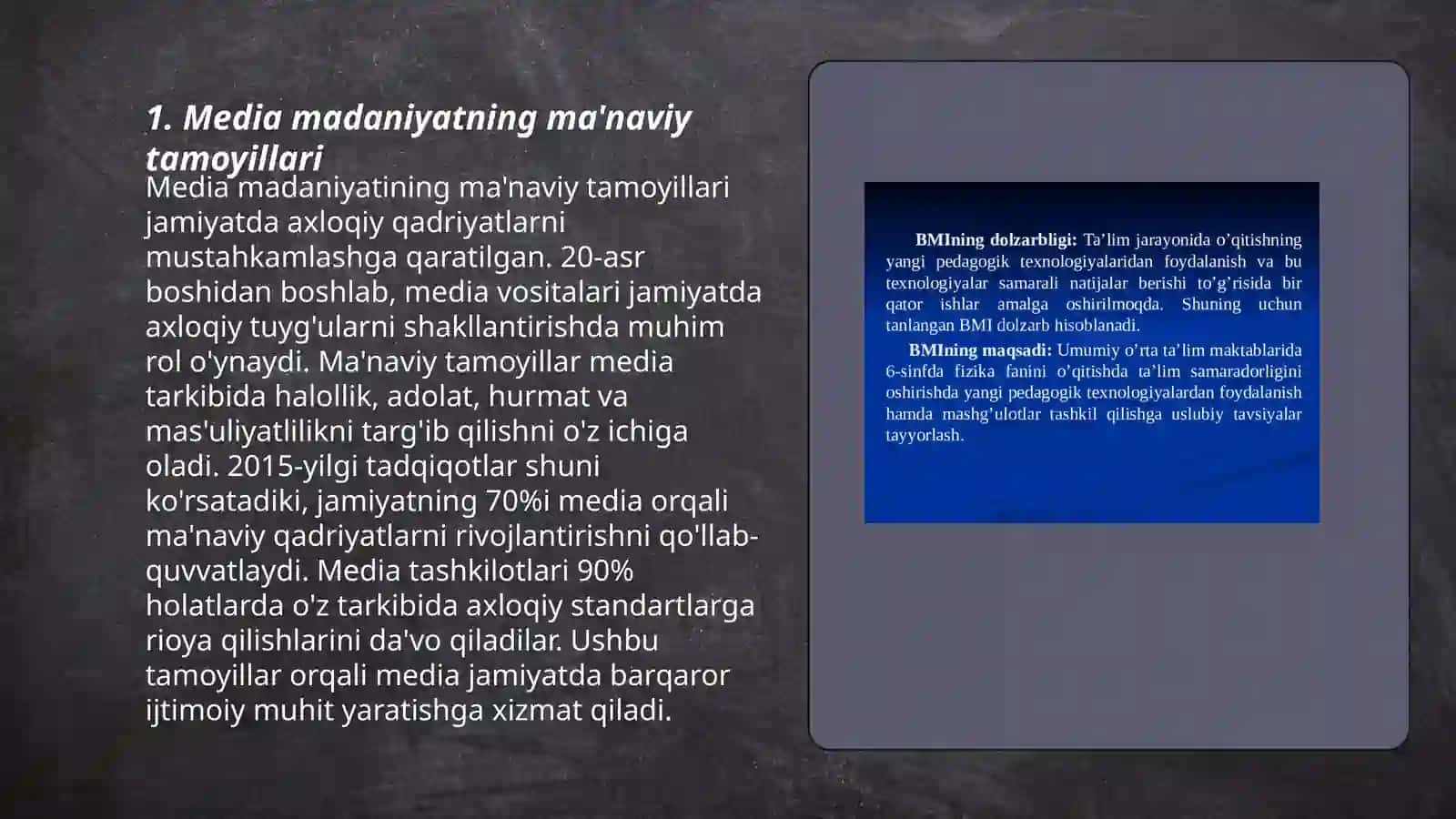 Media madaniyat va innovatsion pedagogik texnologiyalar 3