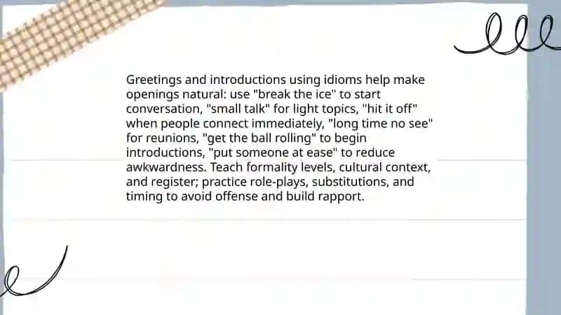 Practice with phraseological units and idioms in conversation 3