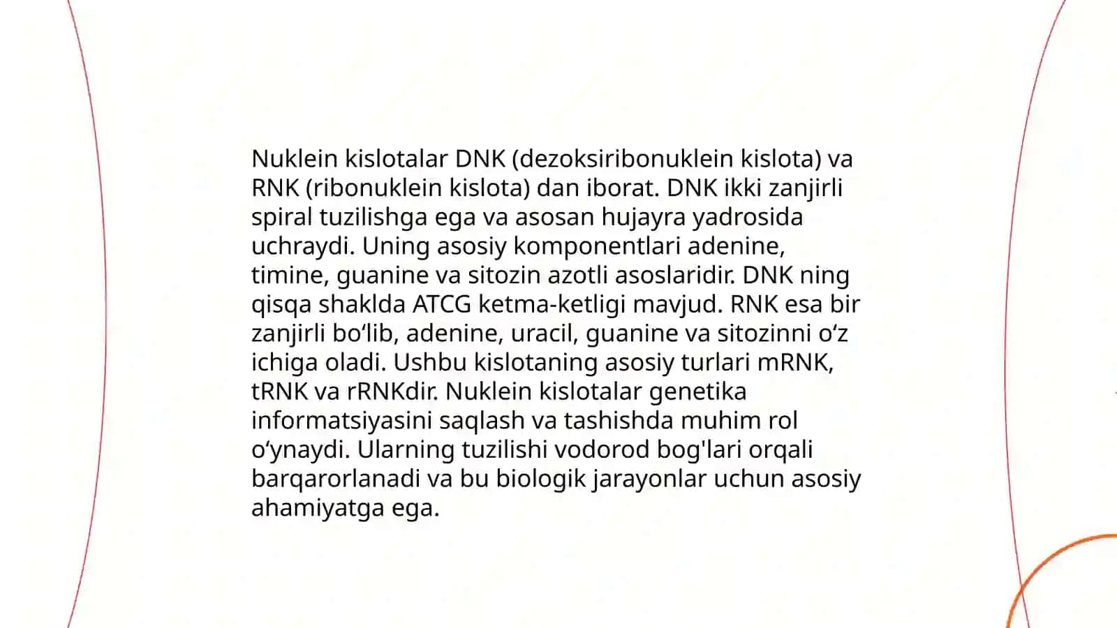 Nuklein kislotalarning irsiyatdagi roli 3