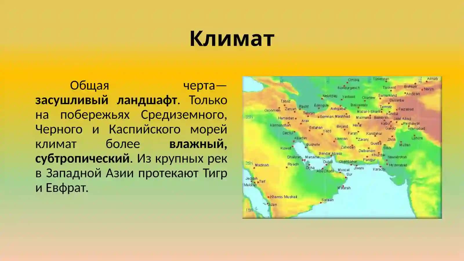 НАРОДЫ ЗАПАДНОЙ АЗИИ 3