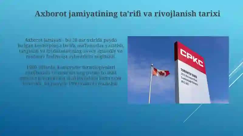 Axborot jamiyati va uning istiqbollari 3