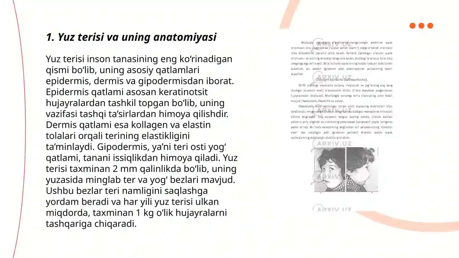 Yuz jag' sohasi o'smalari 3