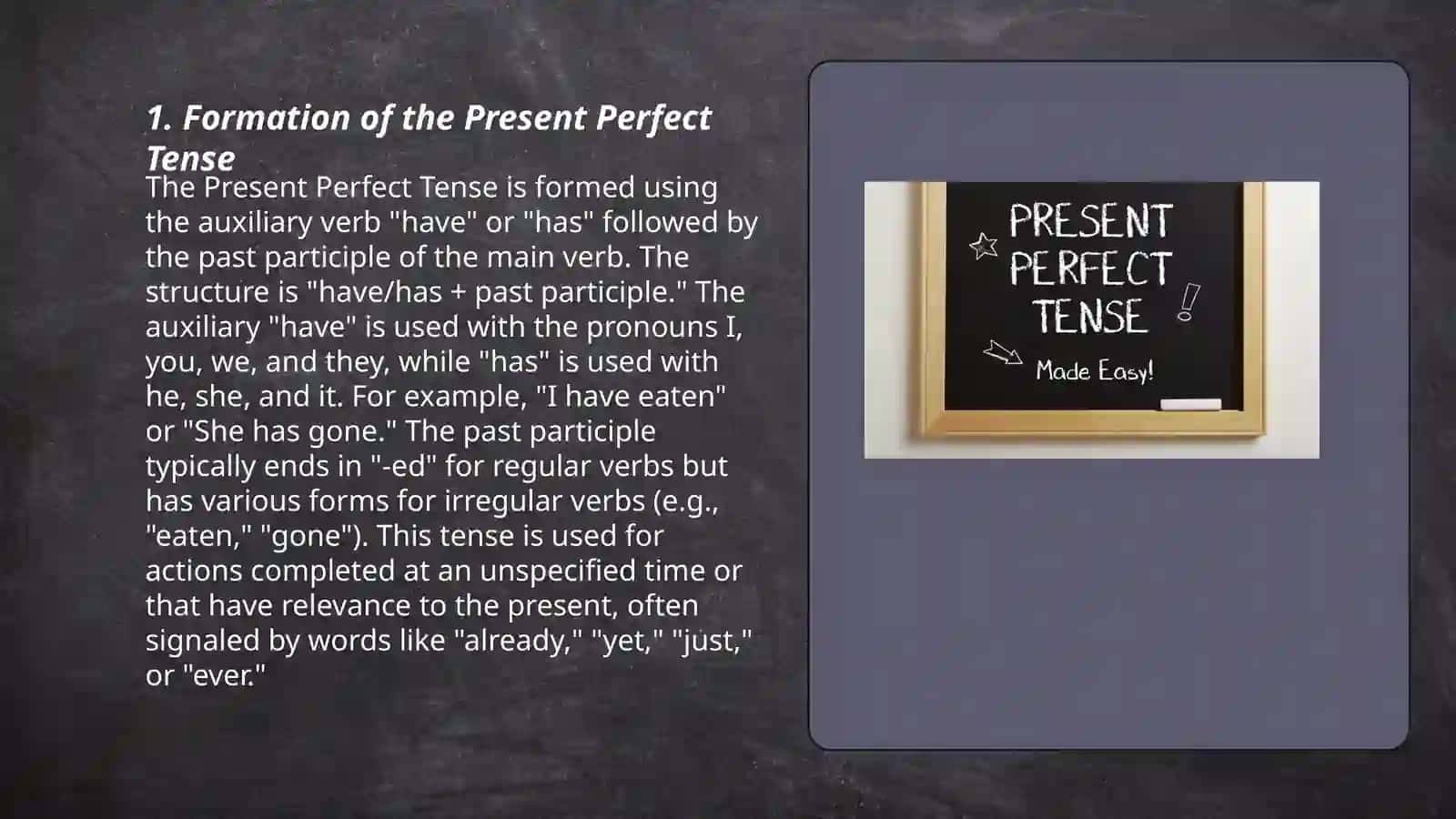 Present perfect 3