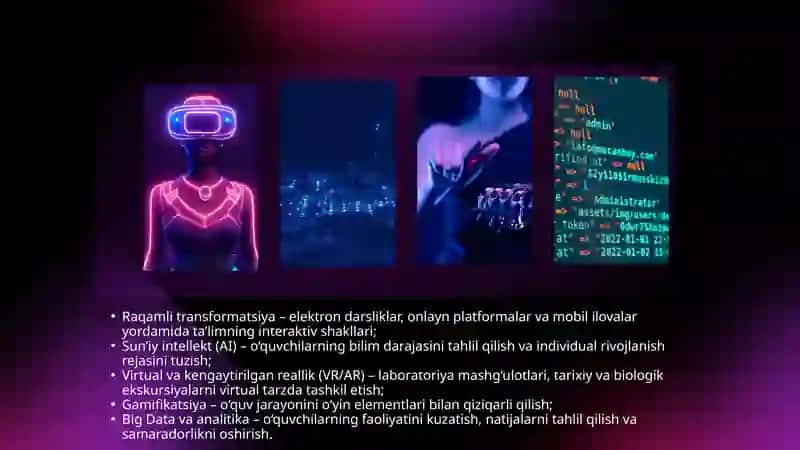 Innovatsion texnologiyalar talim sifatini oshirish manbai sifatida 3