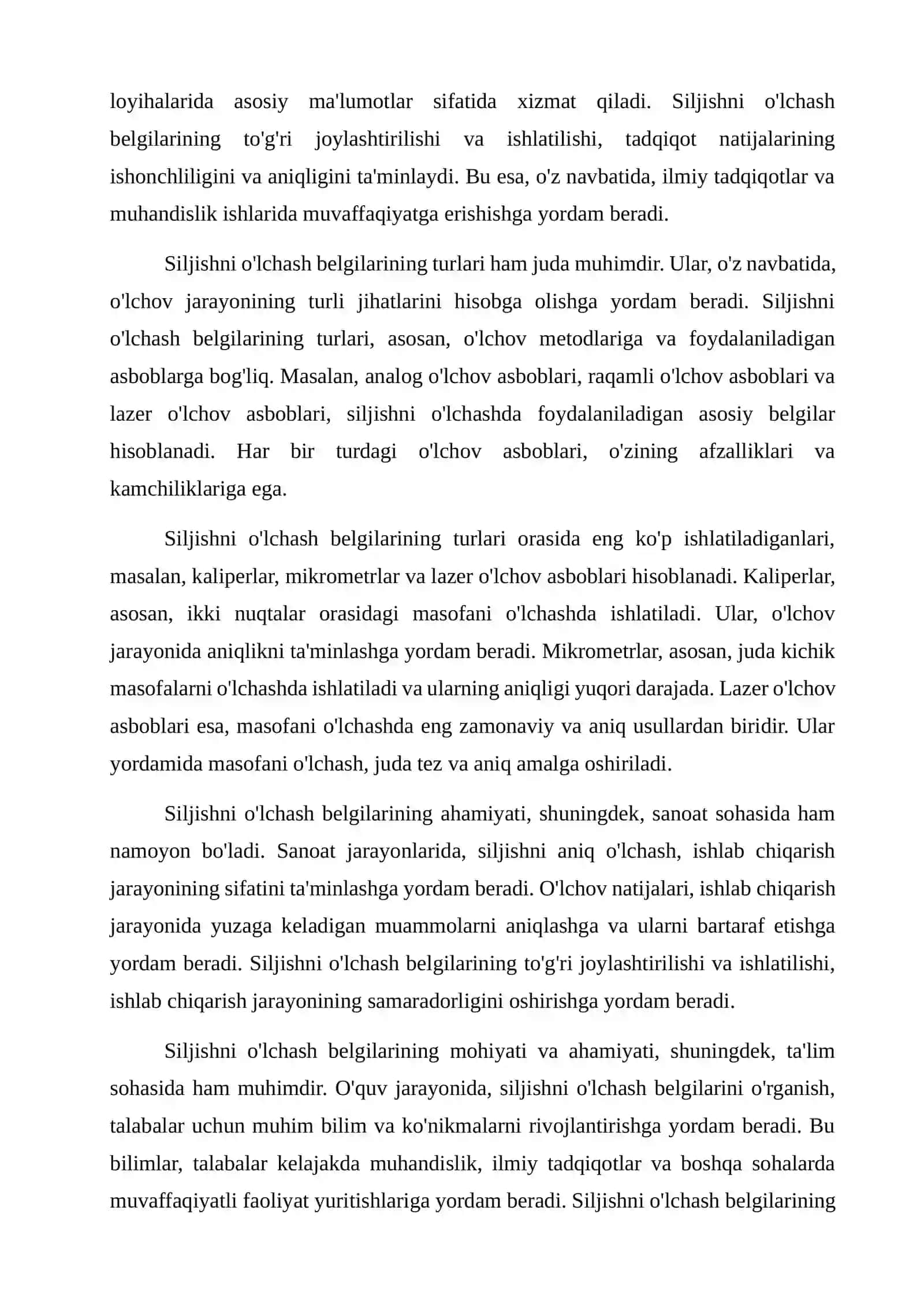 Siljishni o'lchash belgilarini joylashtirish. Vizir markalari turlari. 3