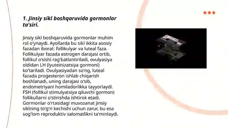 Jinsiy sikl boshqaruvida garmonlarning roli 3