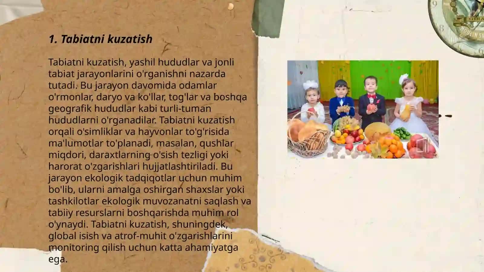 Tabiat bilan tanishtirish 3
