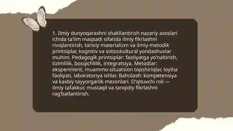Oʻquvchilarning ilmiy dunyoqarashini shakllantirish 3
