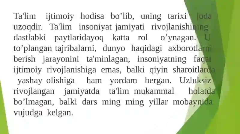Ta’limni tashkilot ishtirok etish shakllari va shakllari 3