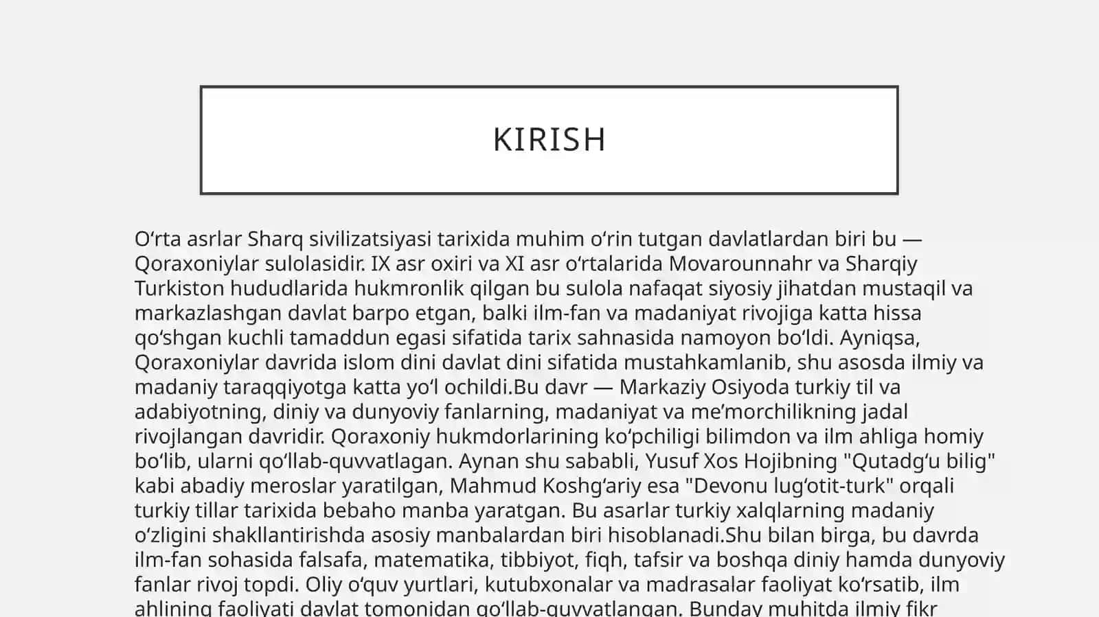 Qoraxoniylardavrida ilm-fan va madaniyatning rivoj topishi 3