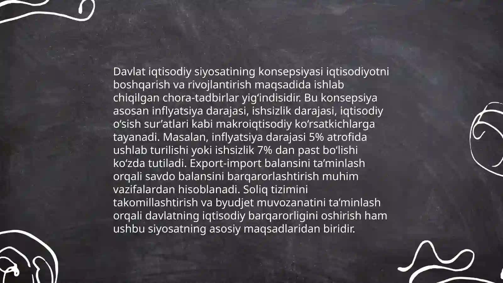Davlat iqtisodiy siyosatining mohiyati va uni rivojlantirish yo'nalishlari 3