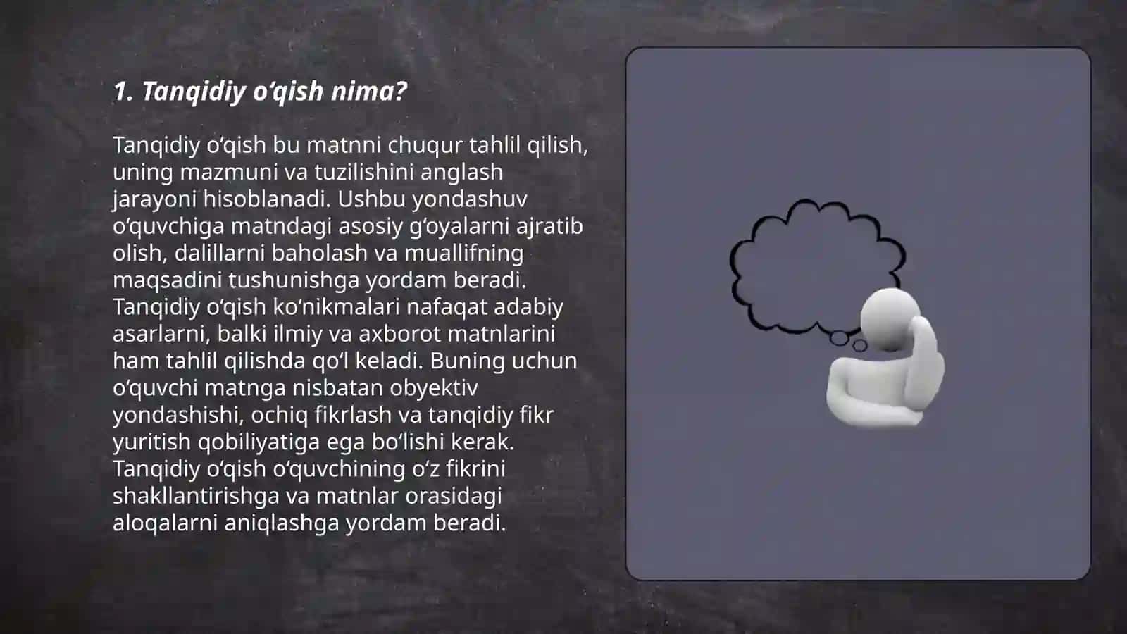 Tanqidiy o‘qish va uning ahamiyati 3