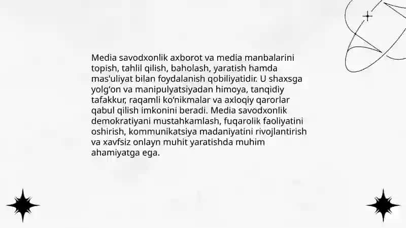 Media savodxonlik va muloqot madaniyati 3