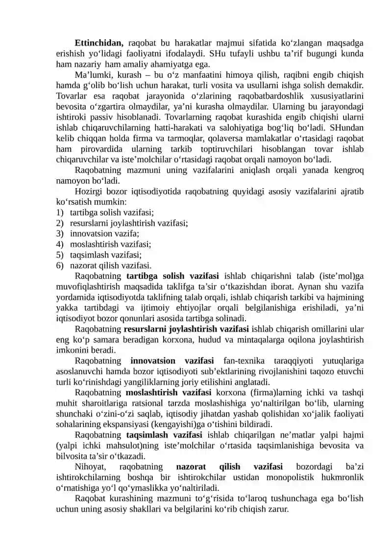 Raqobat va Monopoliya 3