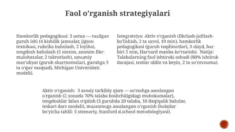 Hamkorlik pedagogikasining tarkibiy qismlari 3