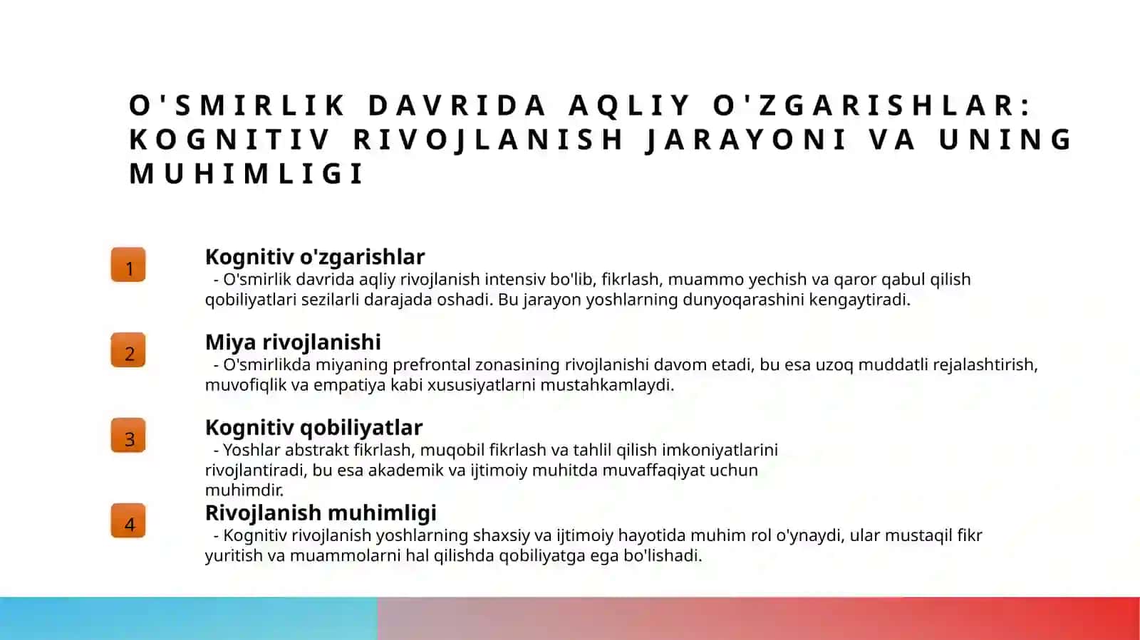 Õsmirlik davrida psixologik rivojlanish jarayoni 3