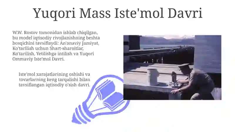 Milliy iqtisodiyotning rivolanish bosqichlari 3