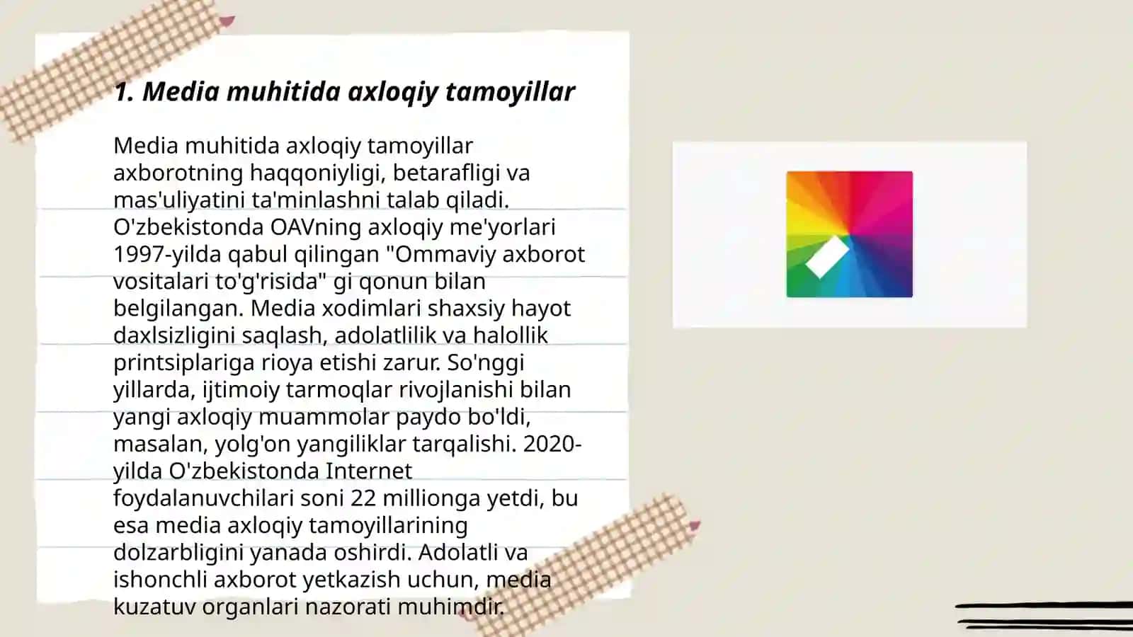 Media muhitda axloqiy tamoyillar 3