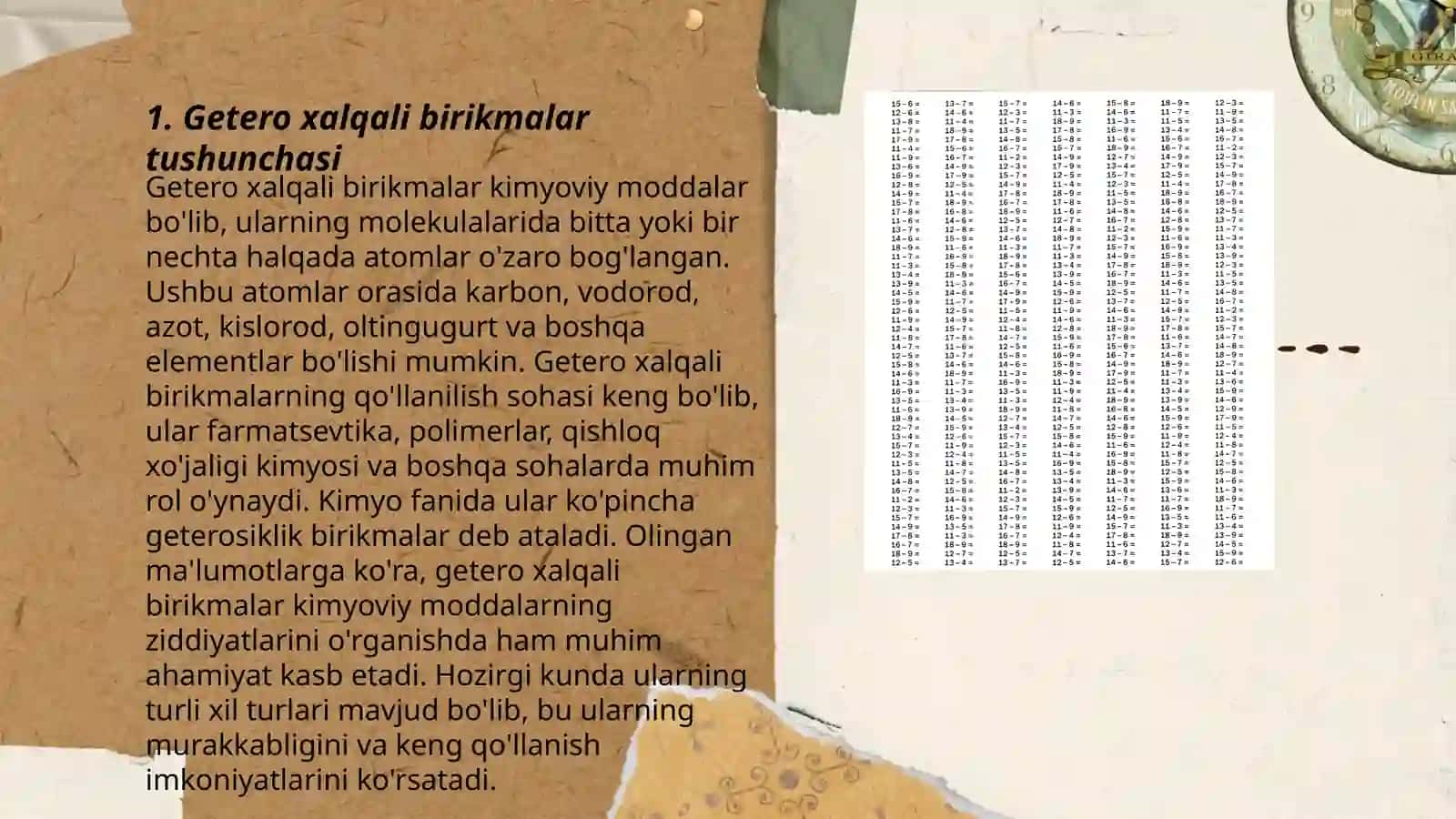 Getero xalqali birikmalar 3