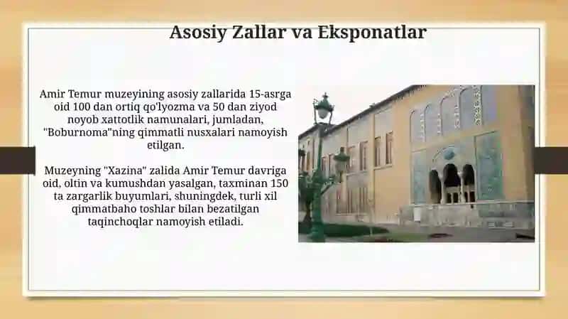Amir Temur Muzeyiga Tashrif 3
