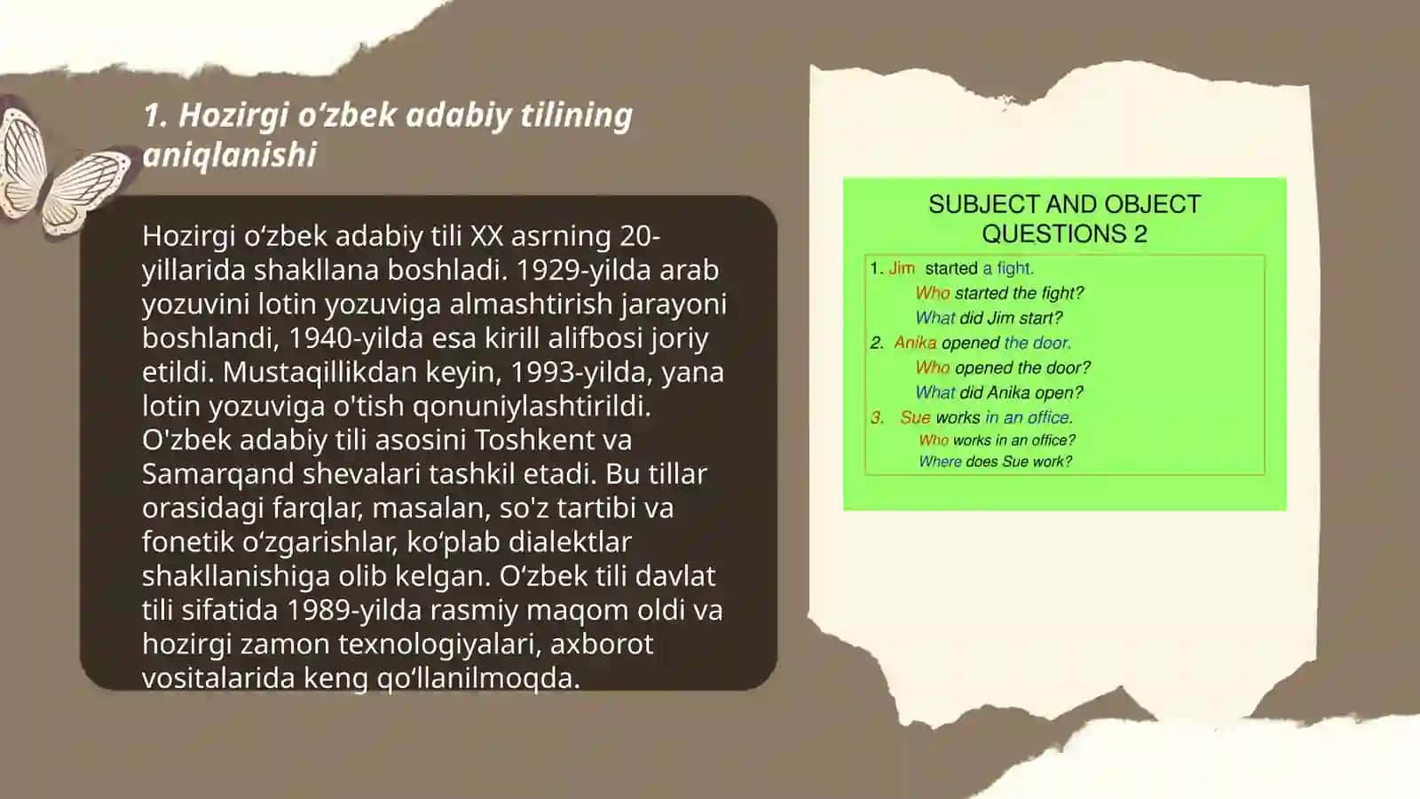Hozirgi õzbek adabiy tili fanining predmeti maqsadi va vazifalari 3