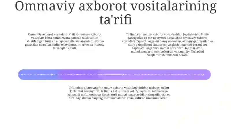 Milliy G‘Oya Va Ma‘Naviyatga Oid Fanlarni O‘Qitishda Ommaviy Axborot Vositalaridan Foydalanish 3