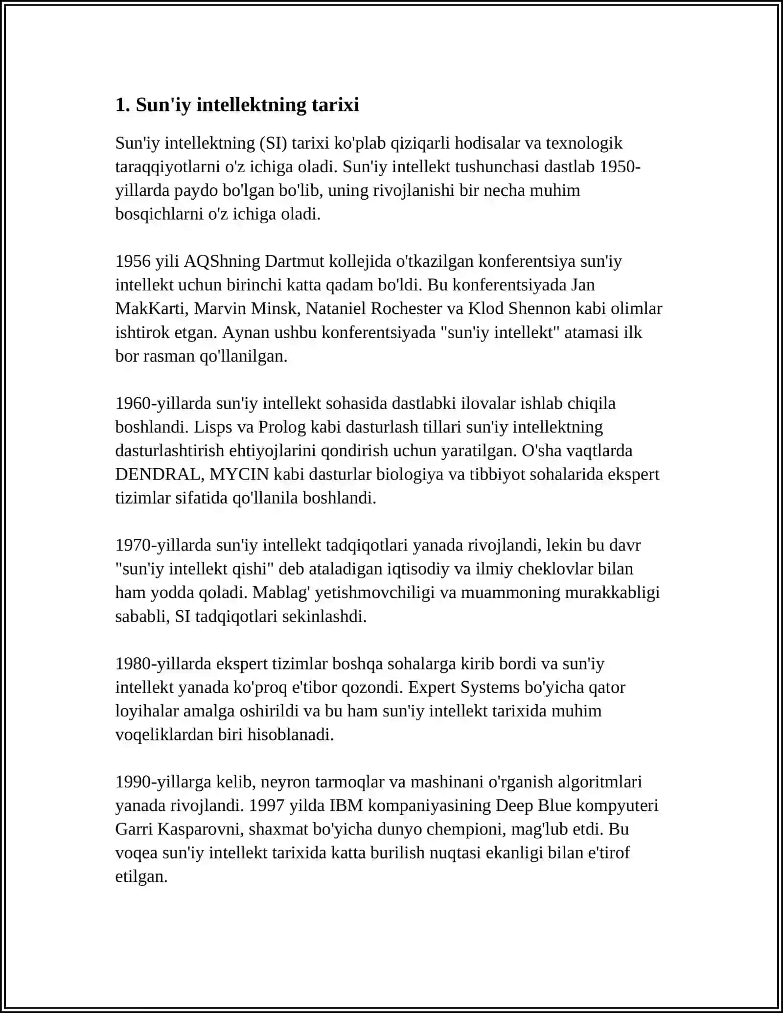 SUN'IY INTELLEKT AI 3