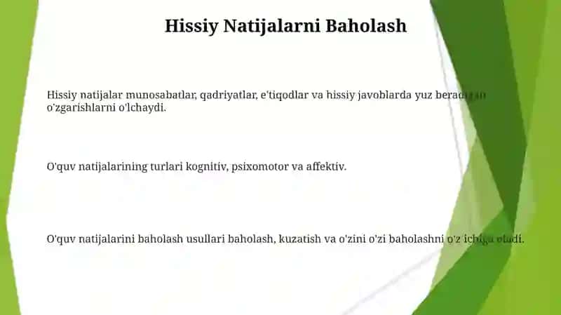 Oʻquv faoliyati natijalarini hisobga olish turlari shakllari va metodlari 3