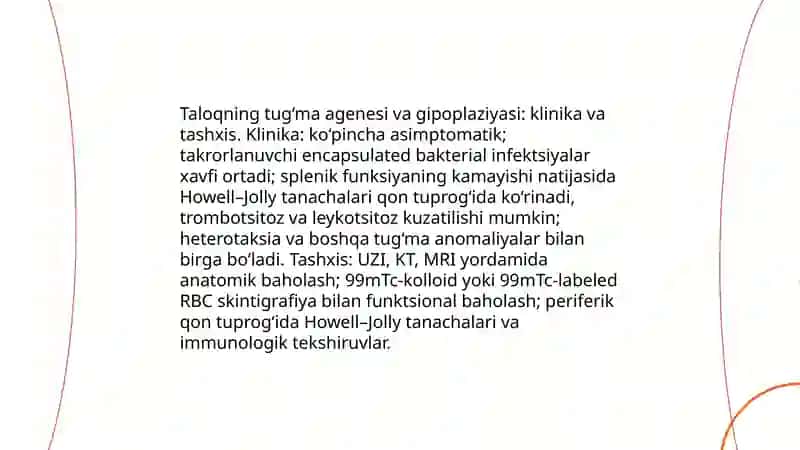 Taloqning tug‘ma anomaliyalari va o‘smalari 3