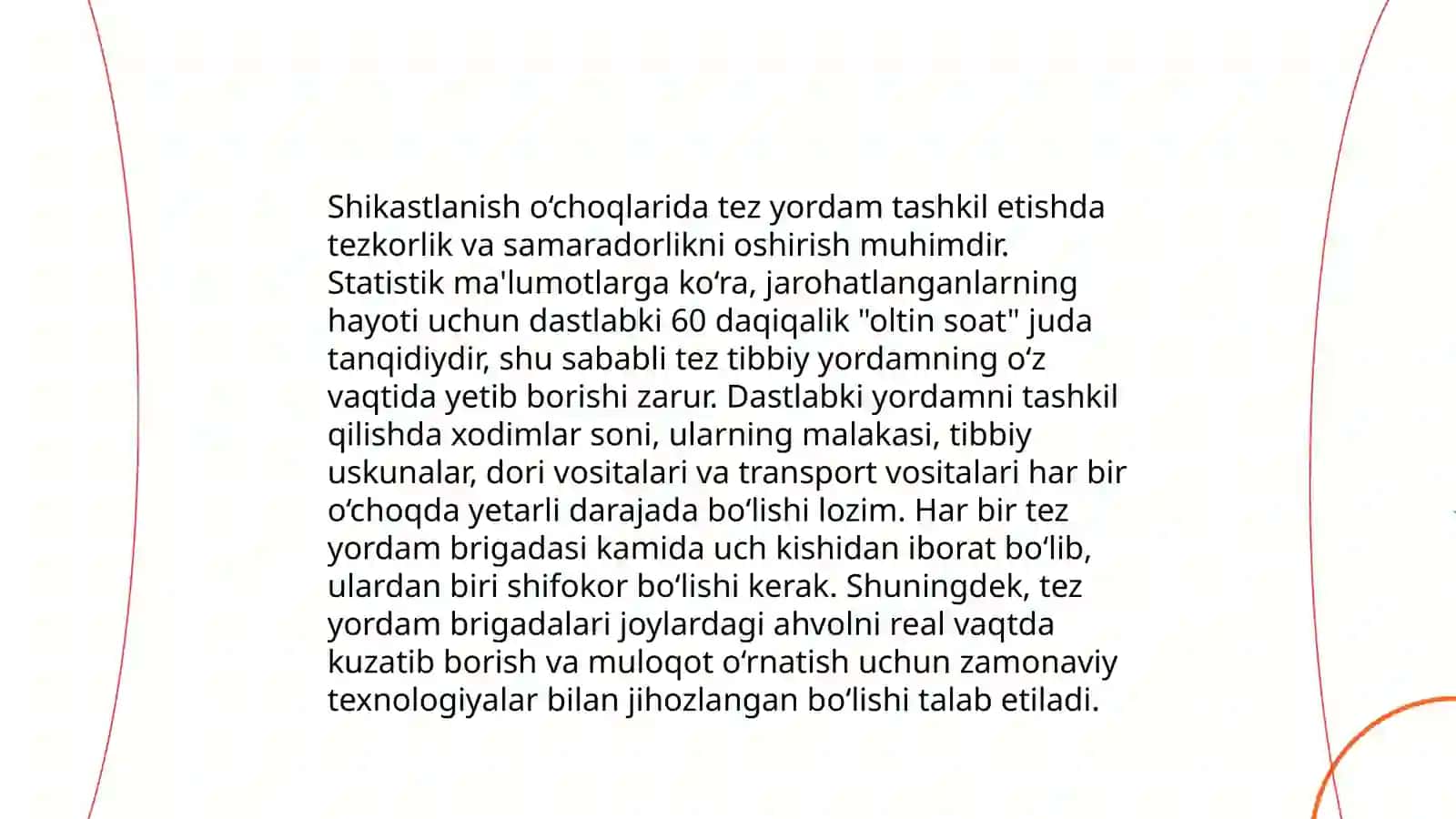 Shikastlanish òchoqlarida tibbiy yordamni tashkillashtirish 3