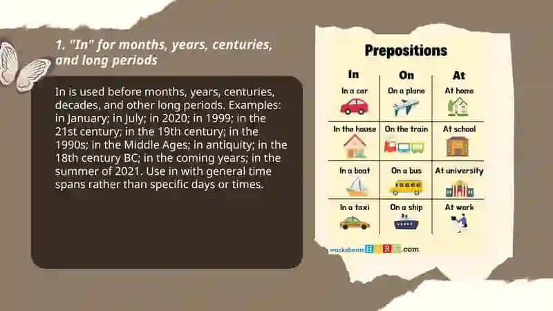 Preposition in,at,on 3