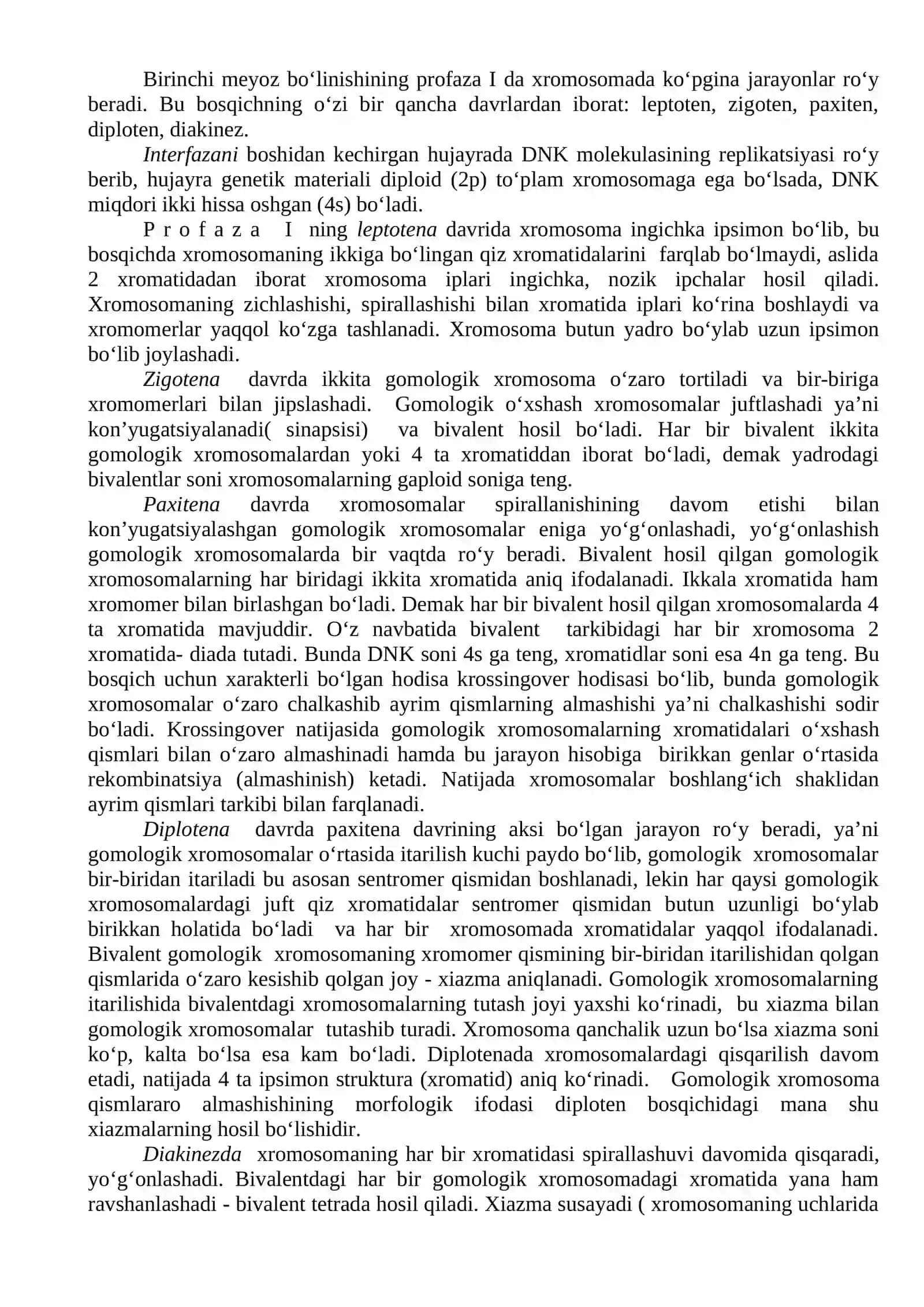 HUJAYRALARNING MEYOTIK HAYOTIY SIKLI 3