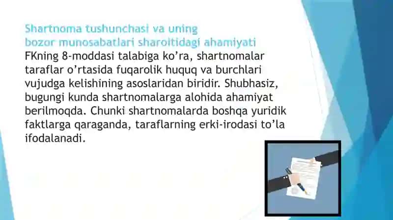 Shartnomalarni tuzish bo'yicha asosiy qoidalar 3