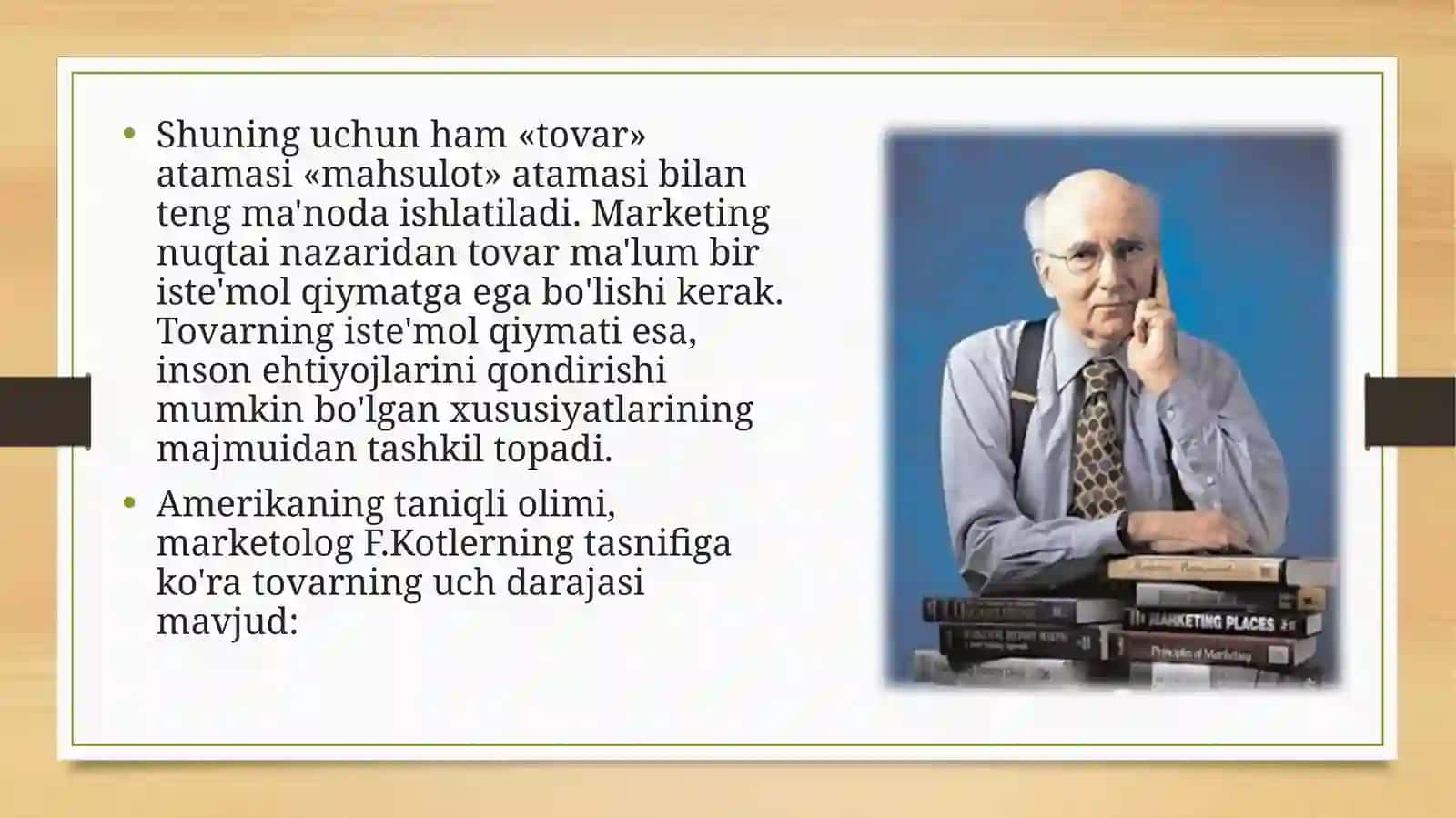 Tovar siyosati 3