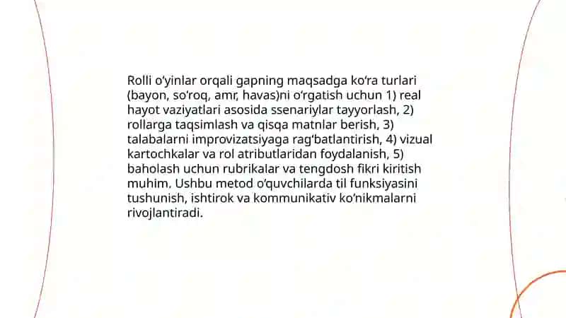 Gapning maqsadga ko‘ra turlari 3