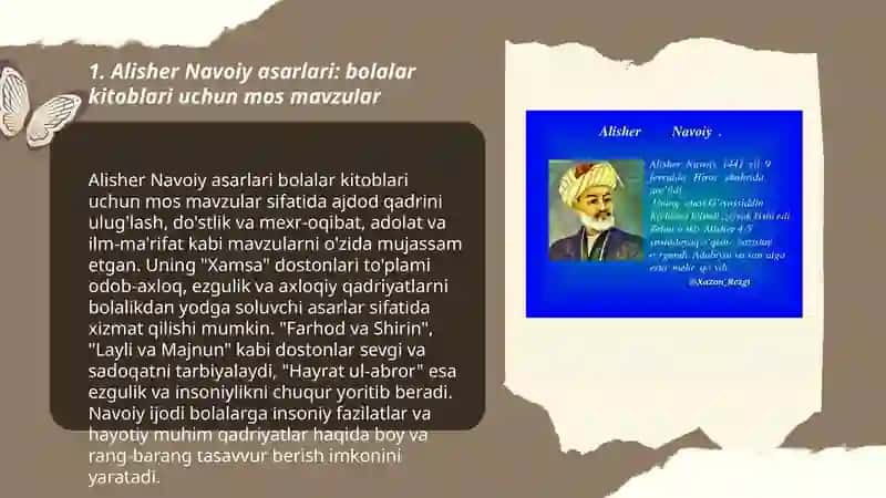 Alisher Navoiy asarlari bolalar kitobxonligida 3