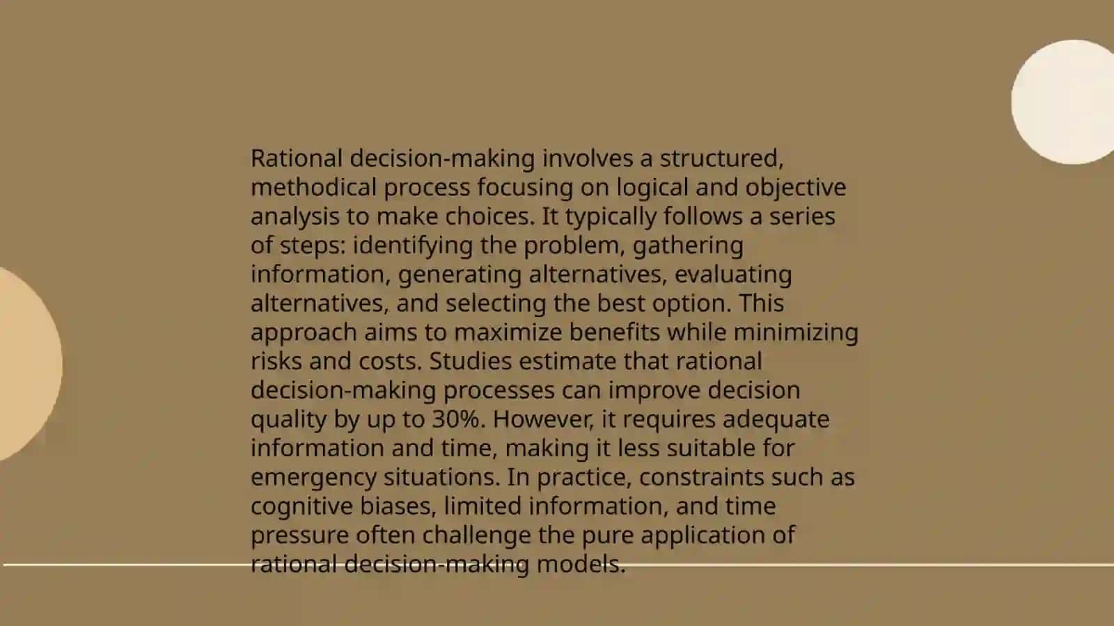 Decision Making 3
