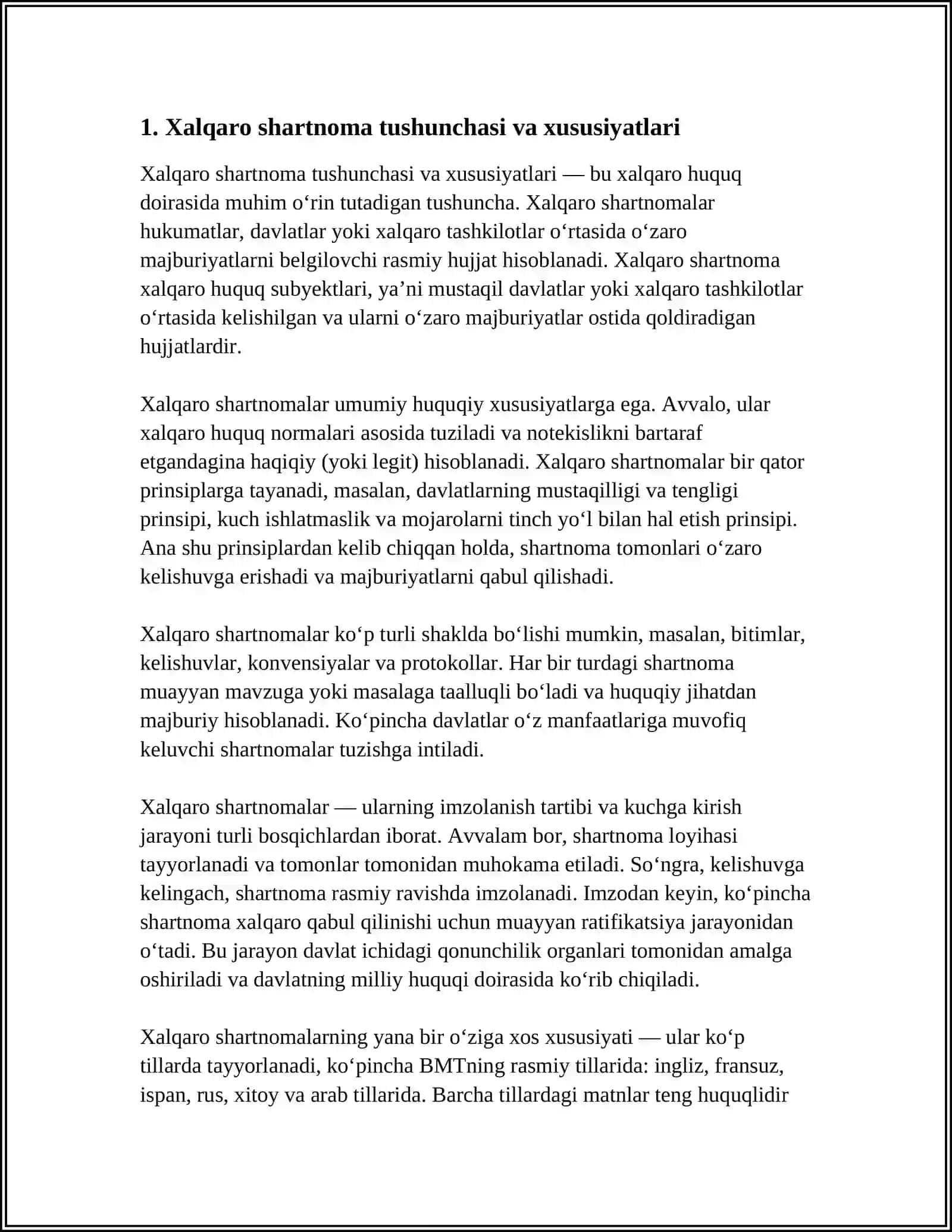 XАLQАRОSHАRTNОMАLАR HUQUQI 3