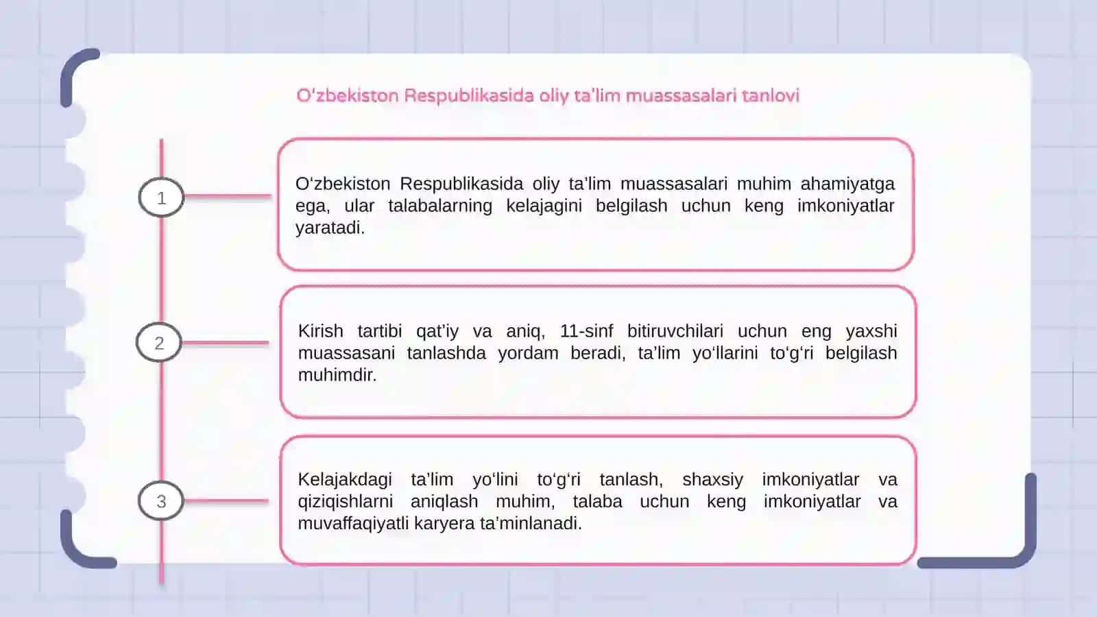 O‘zbekiston Respublikasida Oliy Ta'lim Muassasalari Tanlovi 3