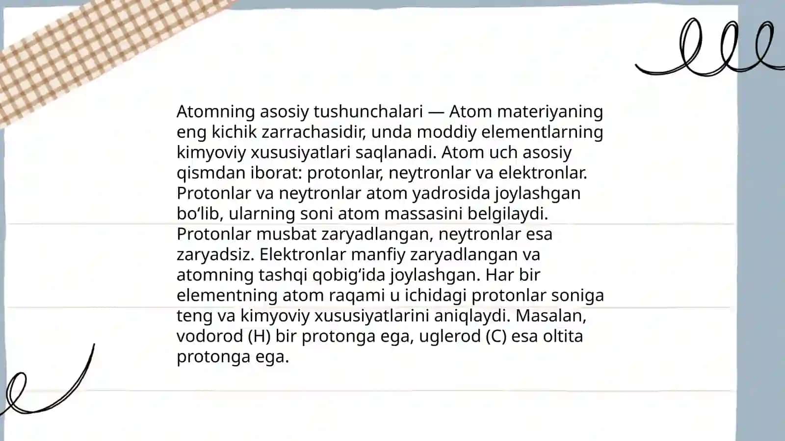 Atom tuzilishi nazariyalari va kvant mexanikasi 3
