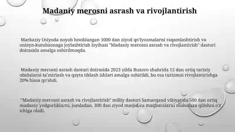 Yangi O'zbekiston ijtimoiy siyosiy va madaniy hayotda ro'y berayotgan o'zgarishlari 3
