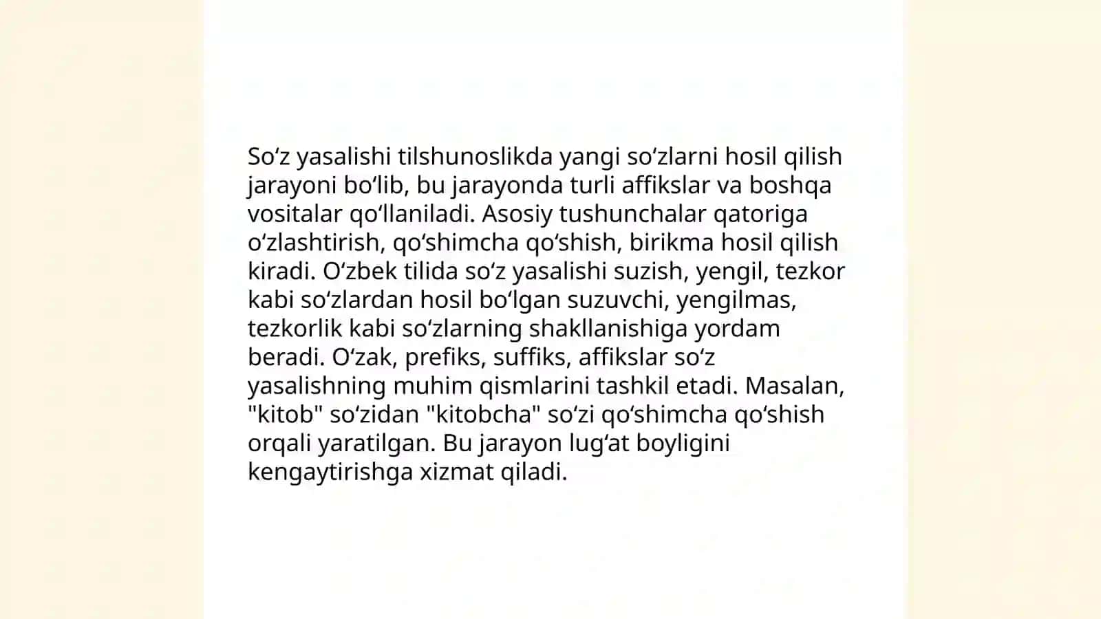 So‘z yasalishi 3